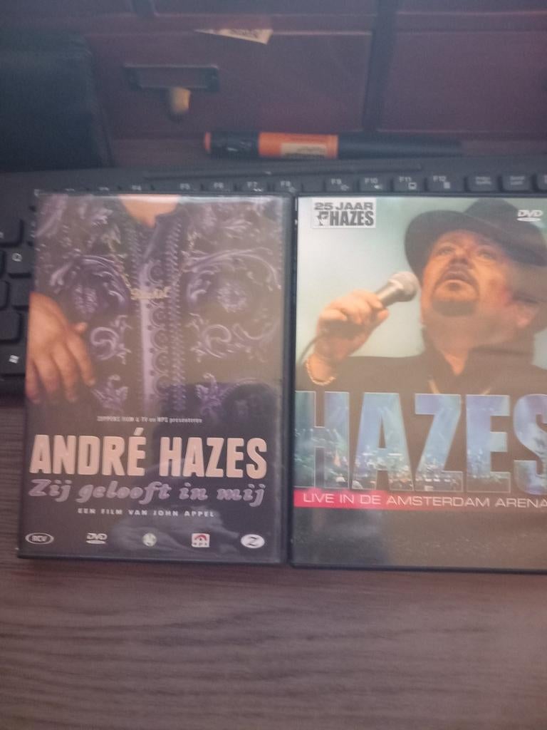 André Hazes DVD Collectie - Zij gelooft in mij + Live Arena, Documentaire, Alle leeftijden, Ophalen of Verzenden, Zo goed als nieuw