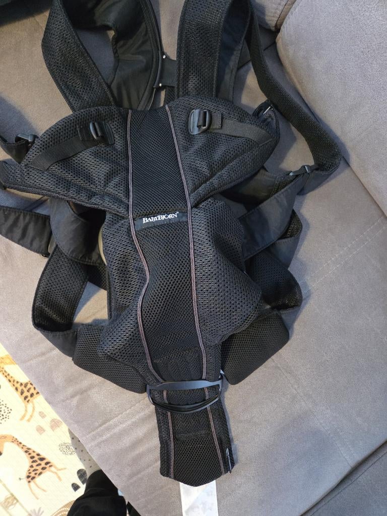 Babybjörn baby carrier black, Ophalen of Verzenden, Zo goed als nieuw