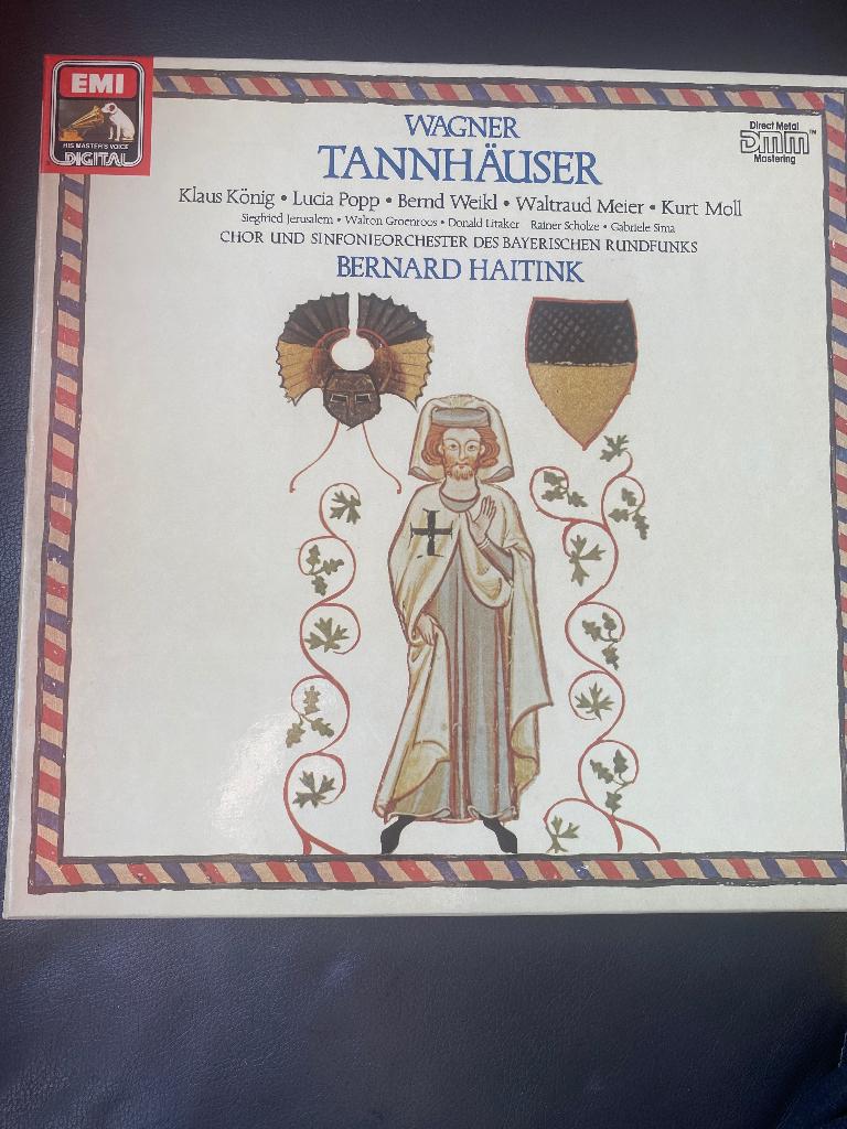 Wagner : Tannhauser Bernard Haitink ( 3 lp box ), Cd's en Dvd's, Vinyl | Klassiek, Opera of Operette, Ophalen of Verzenden, Zo goed als nieuw