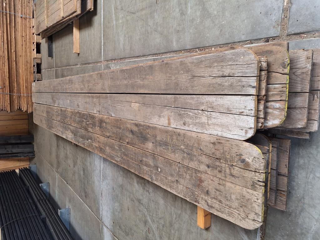 Oude sloophout  schotten  marktkraamschotten  wandbekleding