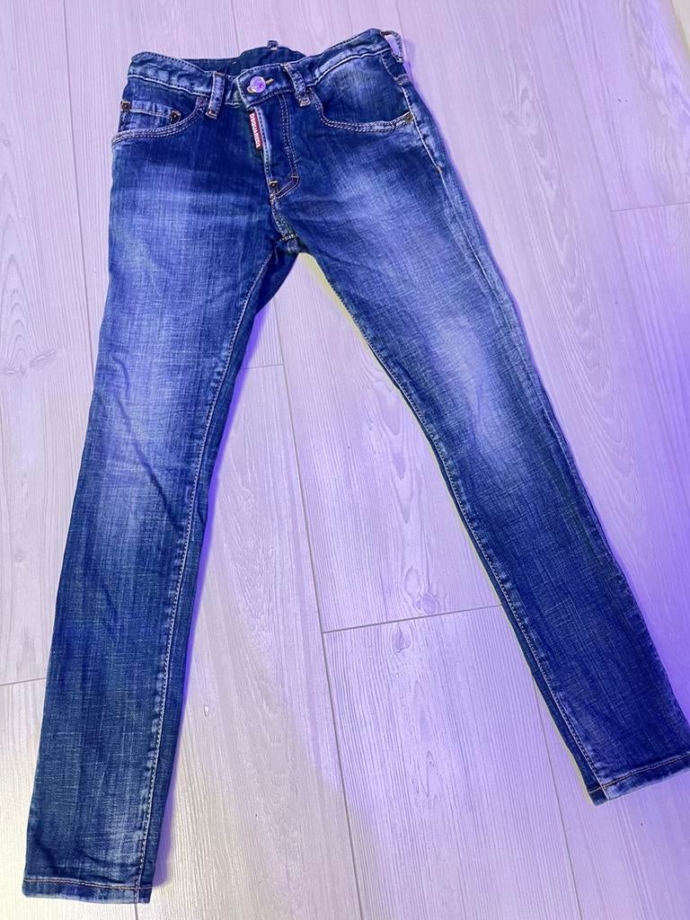 Dsquared2 spijkerbroek mt 10jaar, Kinderen en Baby's, Ophalen of Verzenden, Zo goed als nieuw, Jongen, Broek