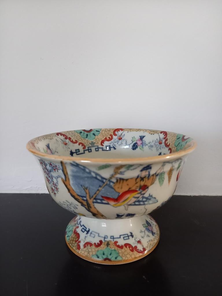 Kastkom fruitschaal, Petrus Regout, Timor, Ophalen of Verzenden