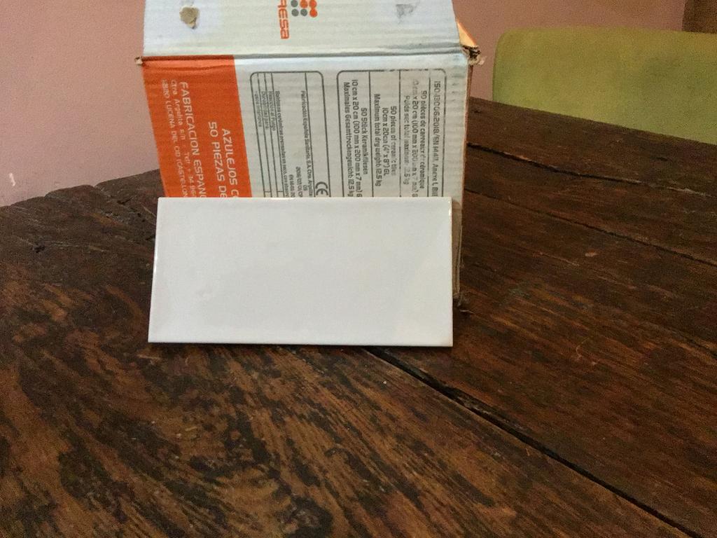 Tk 1m2 wandtegels 10x20cm 50 stuks wit artisan gris, Ophalen, Nieuw, Minder dan 20 cm, 20 tot 40 cm