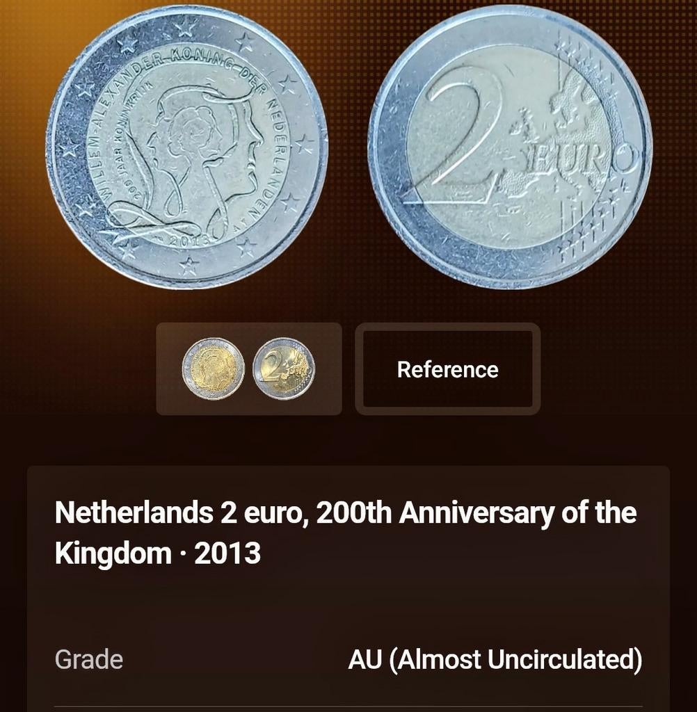 2 Euro Nederland 2013 - 200 Jaar Koninkrijk, Postzegels en Munten, Munten | Nederland, Ophalen of Verzenden, Koningin Beatrix