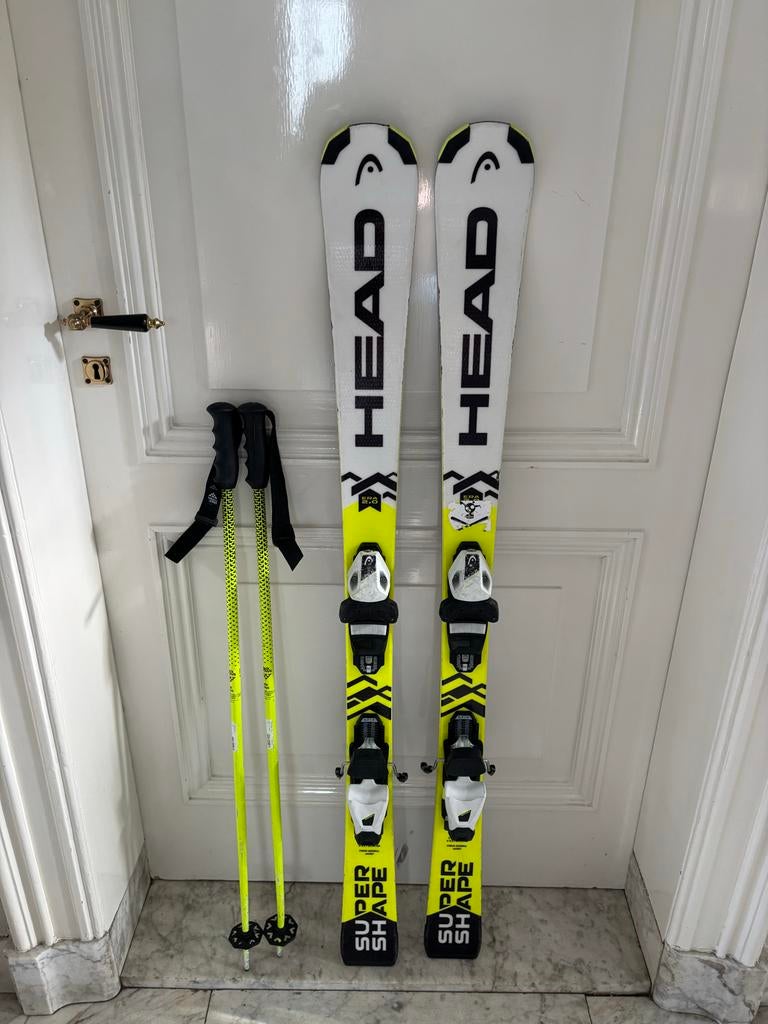 Head Supershape Ski's - 130cm, Gebruikt, 100 tot 140 cm, Ophalen of Verzenden, Carve