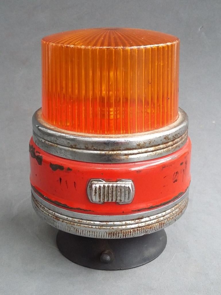 Jaren 60 - 70 Auto Mascotte Dashboard ORANJE Knipperlicht, Ophalen of Verzenden, Gebruikt, Auto's
