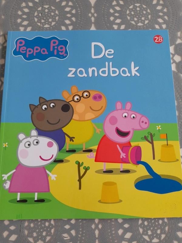 boekje peppa big - de zandbak, Ophalen of Verzenden, Gelezen, 2 tot 3 jaar