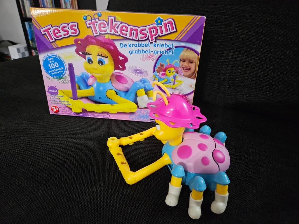 Tess Tekenspin Speelgoed, Ophalen of Verzenden, Gebruikt, Jongen of Meisje