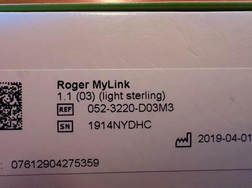 Phonak ROGER MyLink nek band ontvanger hoortoestel, Ophalen of Verzenden, Nieuw