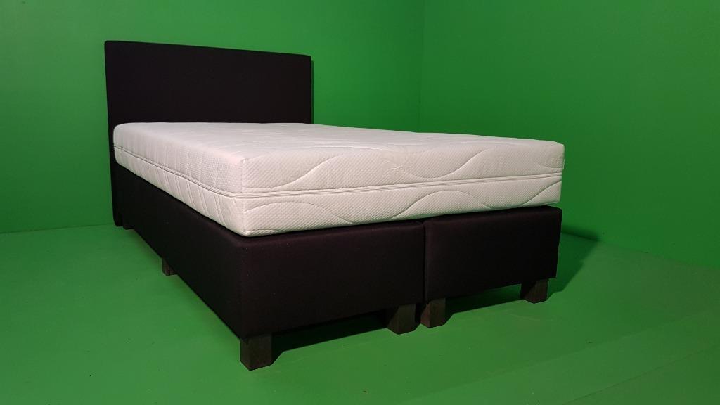 TWIJFELAAR 120 x 200 OUTLET MODEL met 19% EXTRA KORTING, Huis en Inrichting, Slaapkamer | Boxsprings, Iboxz, Verzenden, Zwart