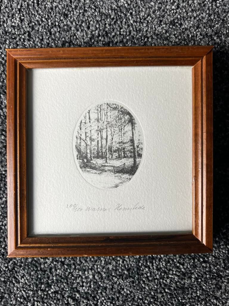 Ets van Warner Hemstede, Antiek en Kunst, Ophalen of Verzenden