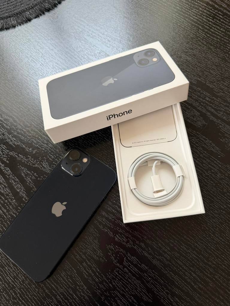 Iphone 13 Midnight 128gb €240, Ophalen, 75 %, Zwart, IPhone 13