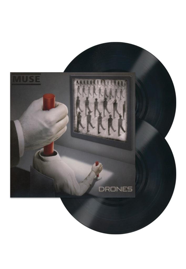 Vinyl 2LP Muse Drones NIEUW, Ophalen of Verzenden, Nieuw in verpakking, 12 inch, Progressive