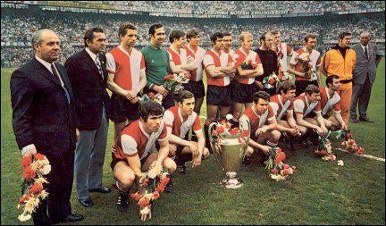 1970 Feyenoord - Estudiantes wereldbeker clubteams, Verzenden, Zo goed als nieuw, Feyenoord, Overige typen