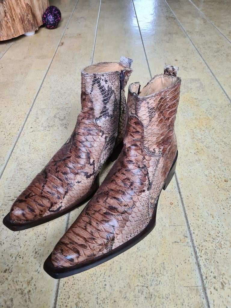 Cowboy boots mt 42. Western laarzen, Kleding | Heren, Ophalen of Verzenden, Bruin, Boots