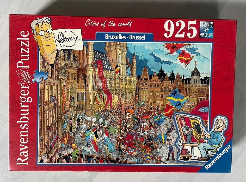 Fleroux puzzel brussel, Ophalen of Verzenden, 500 t/m 1500 stukjes, Zo goed als nieuw
