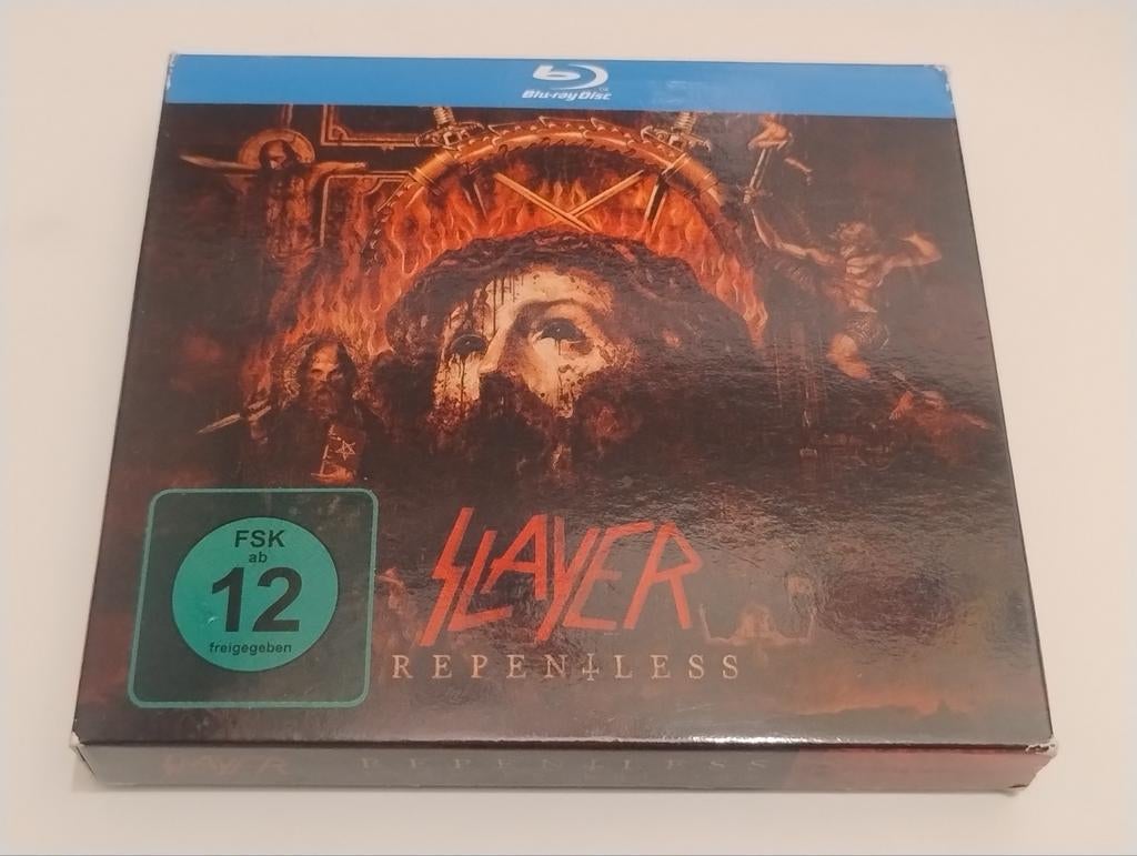 Slayer - Repentless CD album met Wacken Blu-ray Boxset, Ophalen of Verzenden, Zo goed als nieuw, Boxset