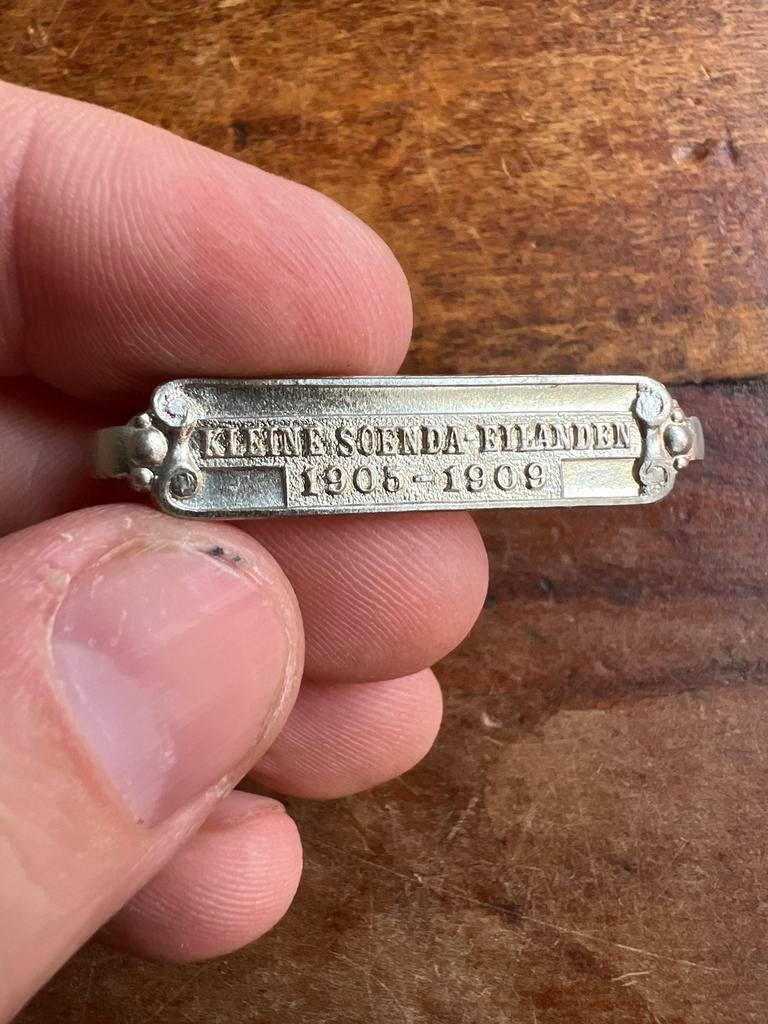 KNIL Expeditiekruis medaille model gesp soenda eilanden, Verzamelen, Militaria | Algemeen, Verzenden, Lintje, Medaille of Wings