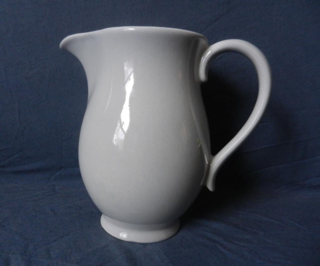 Kan / Melkan grijs Potterie De Driehoek Huizen F375 h. 19 cm, Ophalen of Verzenden