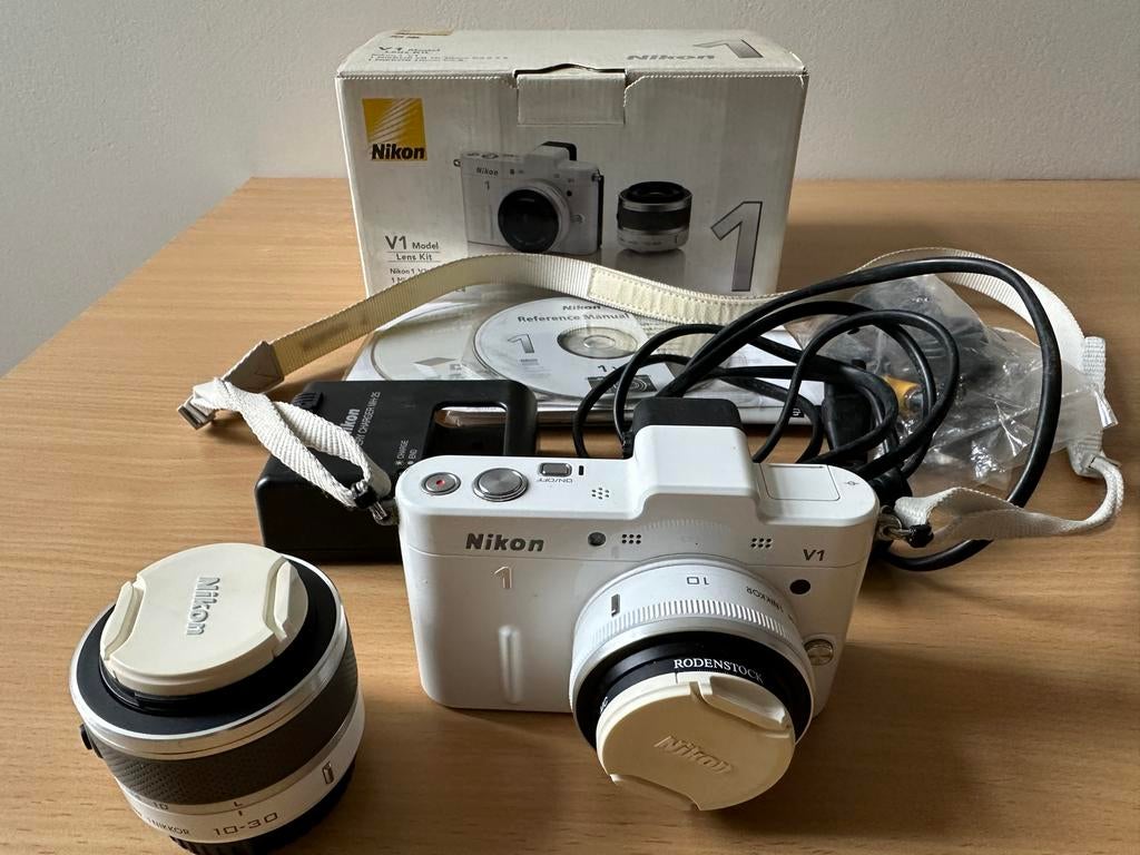 Nikon 1 V1 Wit, Ophalen of Verzenden, Nikon, Geen optische zoom