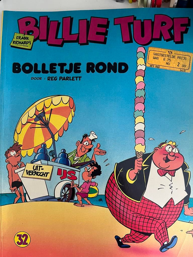 Billie Turf - Bolletje Rond, Eén stripboek, Ophalen of Verzenden, Gelezen