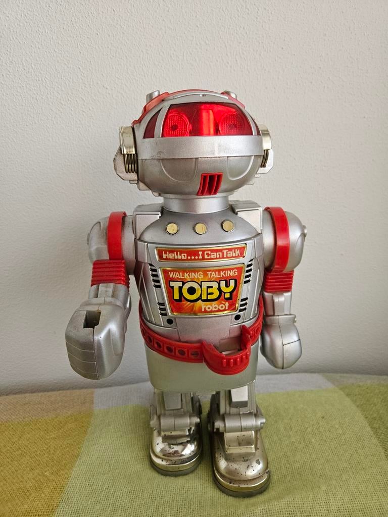 Vintage Walking Talking Toby Robot Jaren '80 - Display Model, Ophalen of Verzenden, Jongen of Meisje