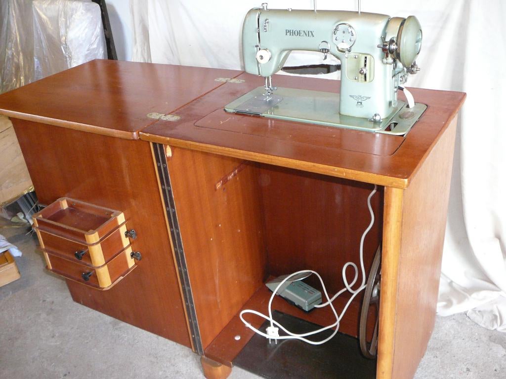 naaimachine, Ophalen