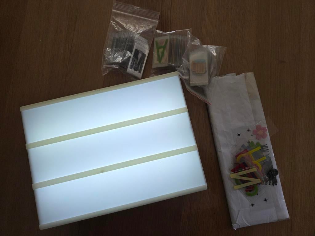 Lichtbox met veel toebehoren, Huis en Inrichting, Woonaccessoires | Overige, Ophalen of Verzenden