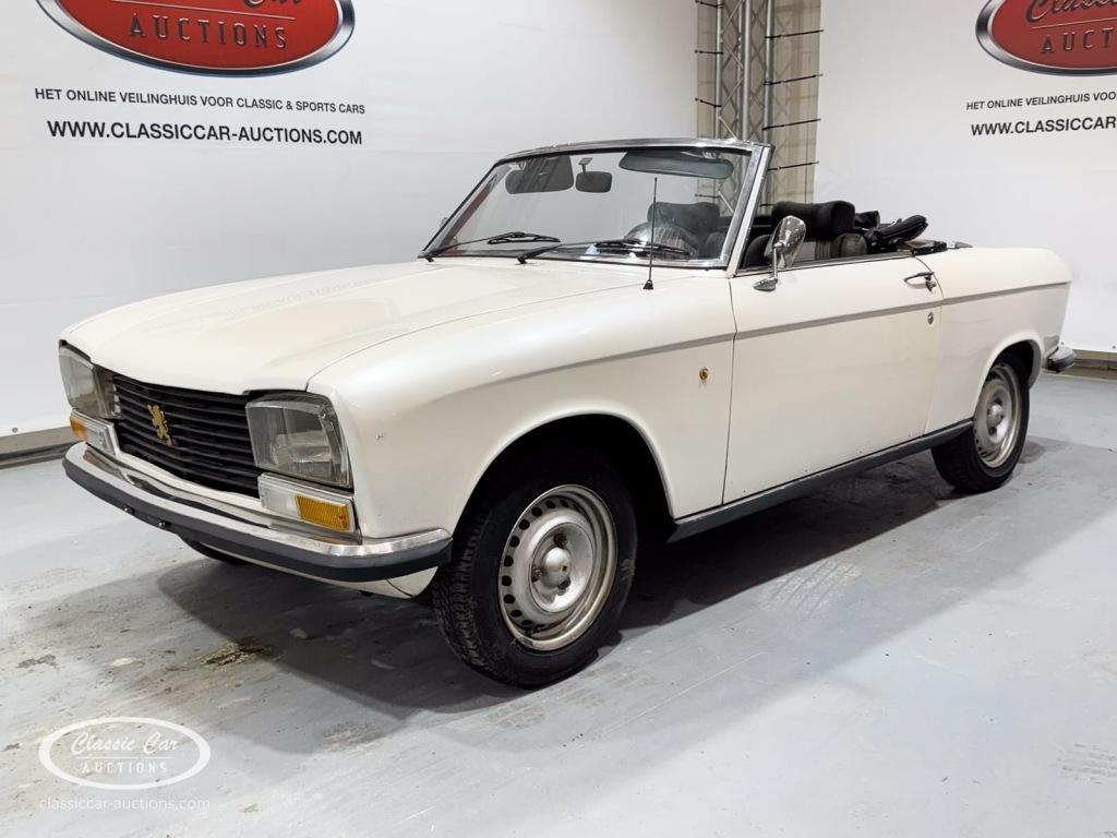 Peugeot 304 Cabrio  - ONLINE AUCTION, Wit, Bedrijf, Handgeschakeld, Peugeot