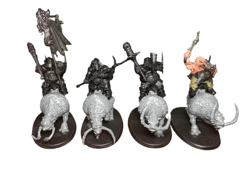 Warhammer Age of Sigmar Ogor Mawtribes Mournfang Pack, ., Nieuw, Warhammer, Ophalen of Verzenden