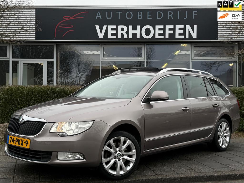 Skoda Superb Combi 1.4 TSI Ambition Business Line - PANORAMA, Auto's, Voorwielaandrijving, Gebruikt, Zwart, 4 cilinders