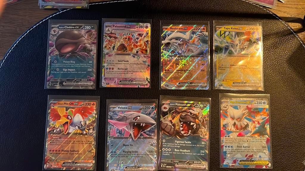 Lotje pokemon kaarten ex, Ophalen of Verzenden, Zo goed als nieuw