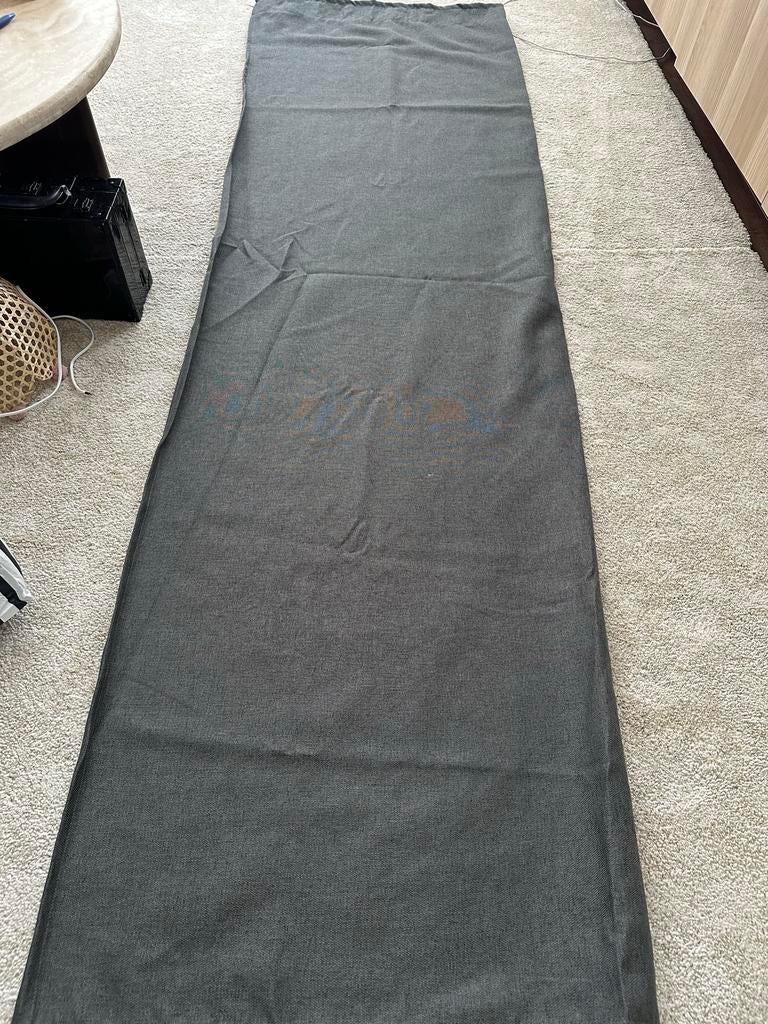 2x IKEA Gordijnen ANNAKAJSA Donkergrijs 145x250cm Z.G.A.N., Ophalen, 100 tot 150 cm, 200 cm of meer, Zo goed als nieuw