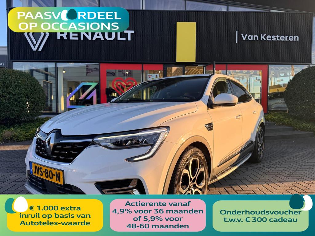 Renault Arkana 1.3 Mild Hybrid 140pk EDC Techno / Camera / N, Arkana, Gebruikt, 4 cilinders, Leder en Stof