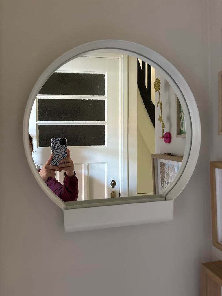 IKEA x Hay Ypperlig spiegel, grootste formaat, Ophalen, Gebruikt, Rond, 50 tot 75 cm