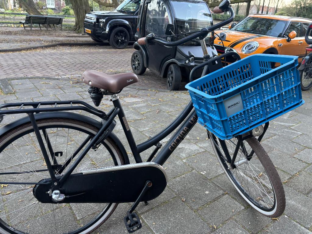 Cortina fiets meiden 24 inch zwart (150,155 cm), Ophalen, Gebruikt, 24 inch, Versnellingen