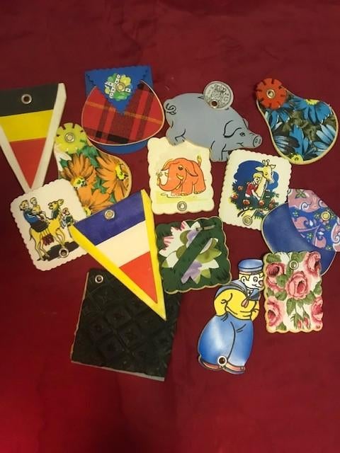 Inktlappen jaren '50 / '60, Ophalen of Verzenden, Gebruikt