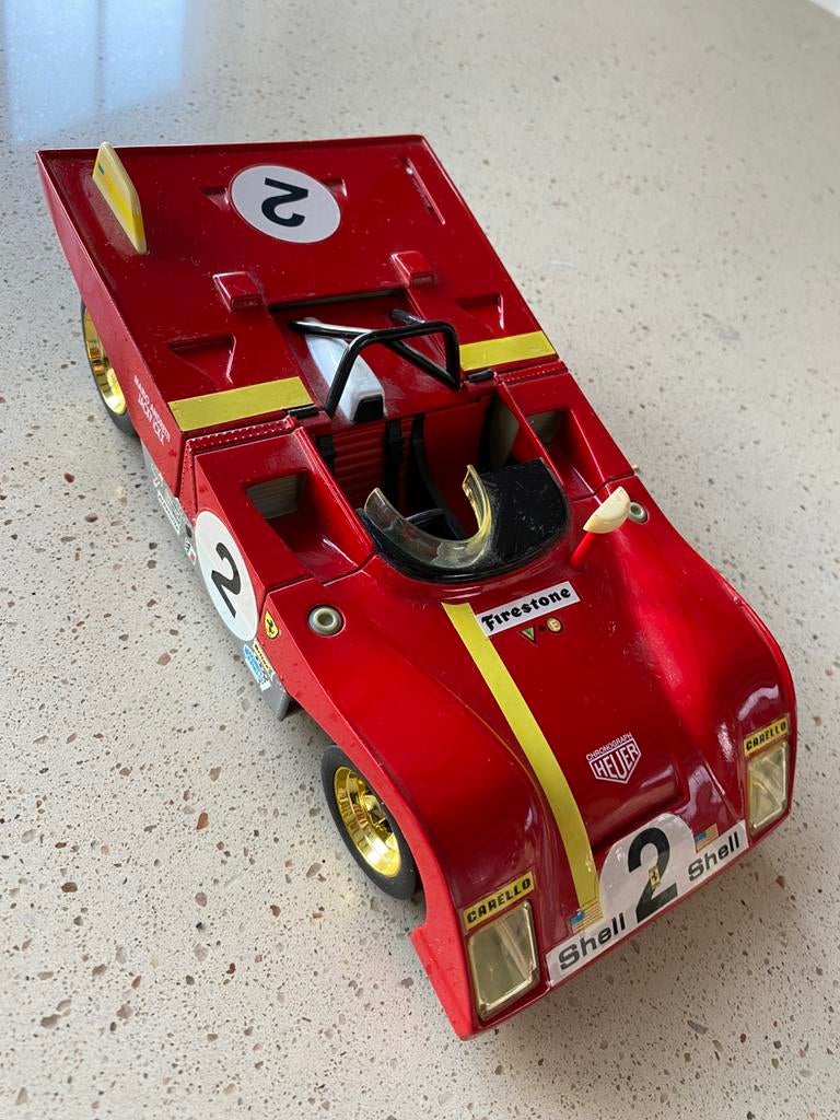Ferrari 312P 1972 schaalmodel 1:18, Hobby en Vrije tijd, Modelauto's | 1:18, Ophalen of Verzenden, Zo goed als nieuw, Auto, Overige merken