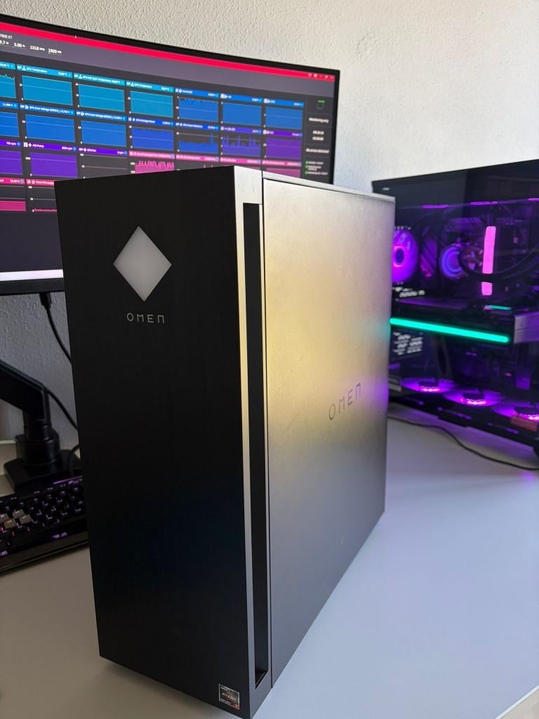 HP Omen 25L Game Pc - RTX 3070 TI, Ophalen, HP Omen, Gebruikt, Virtual Reality