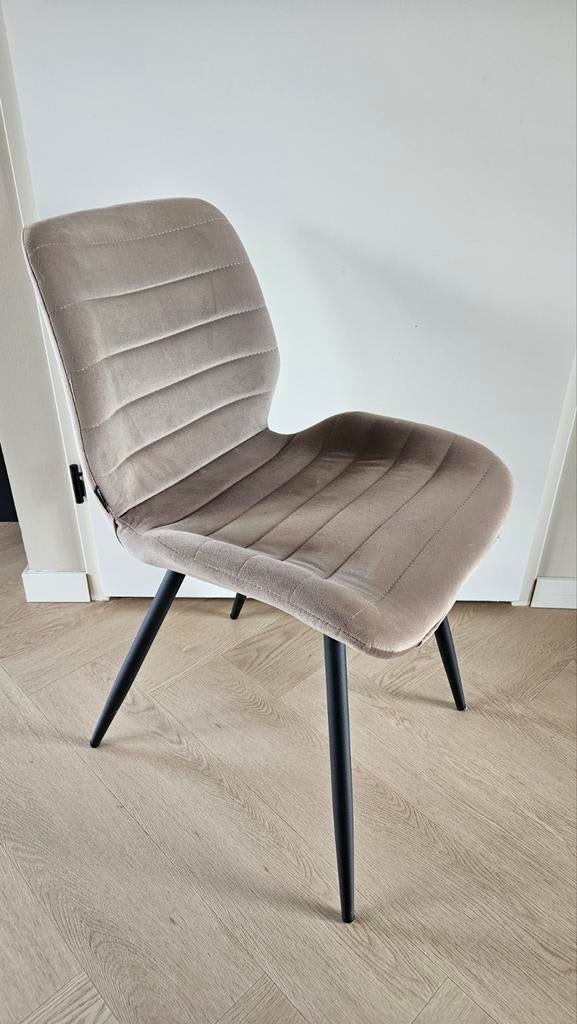 2 velvet roze eetkamerstoelen van Bronx71, Ophalen, Gebruikt, Twee, Overige kleuren