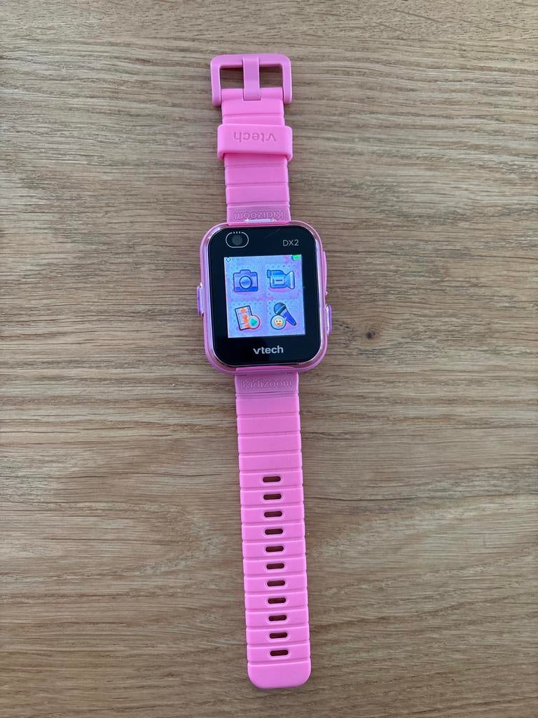 VTech KidiZoom DX2 Kinder Smartwatch roze, Sieraden, Tassen en Uiterlijk, Horloges | Kinderen, Ophalen of Verzenden, Zo goed als nieuw