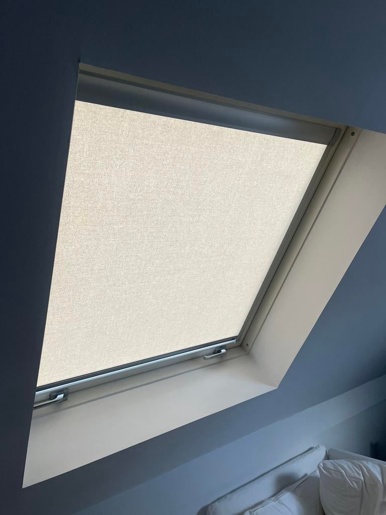 FTW-V U3 114/118 Fakro rolgordijn raam rolluik, Doe-het-zelf en Verbouw, Rolluiken, Minder dan 100 cm, 100 tot 150 cm, Crème of Beige