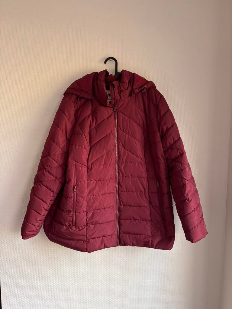 Bonprix jas bordeaux maat 50, Kleding | Dames, Grote Maten, Ophalen of Verzenden, Zo goed als nieuw, Rood, Jas of Mantel