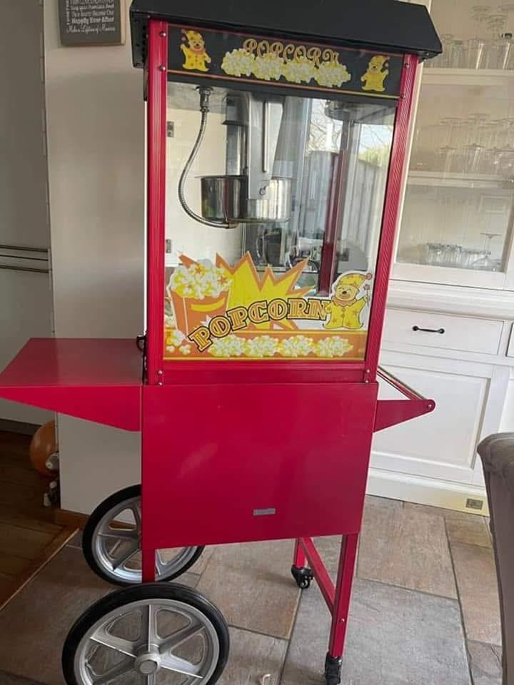 Popcorn- en suikerpspinmachine te huur!, Ophalen, Zo goed als nieuw, Overige