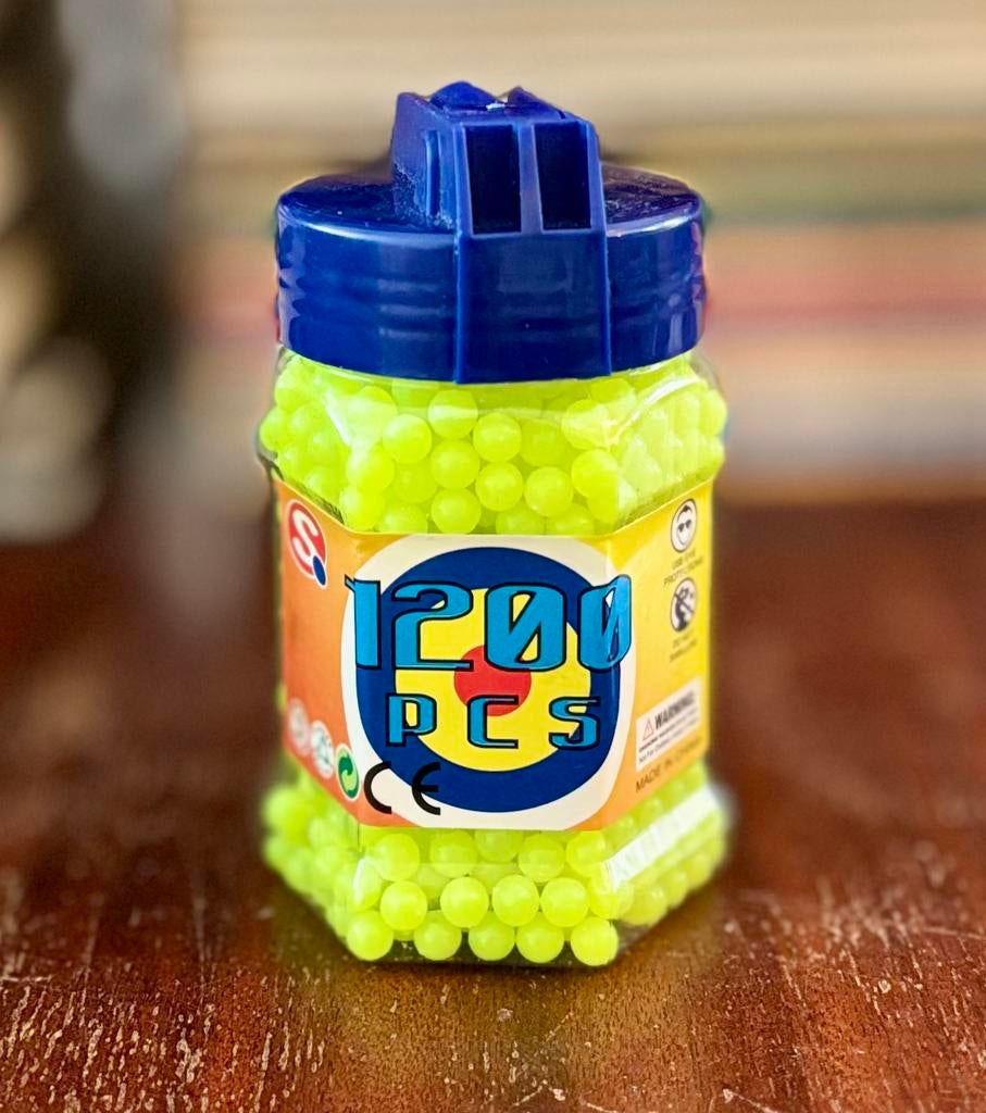 Gele Airsoft BB's - 1200 Stuks, Ophalen of Verzenden, Nieuw, Jongen of Meisje