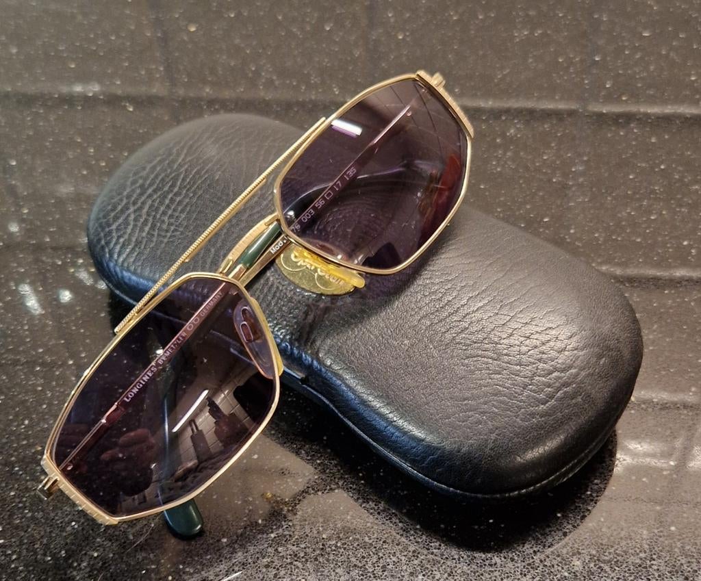 Longines Heren zonnebril vintage, Ophalen of Verzenden, Zo goed als nieuw, Overige merken
