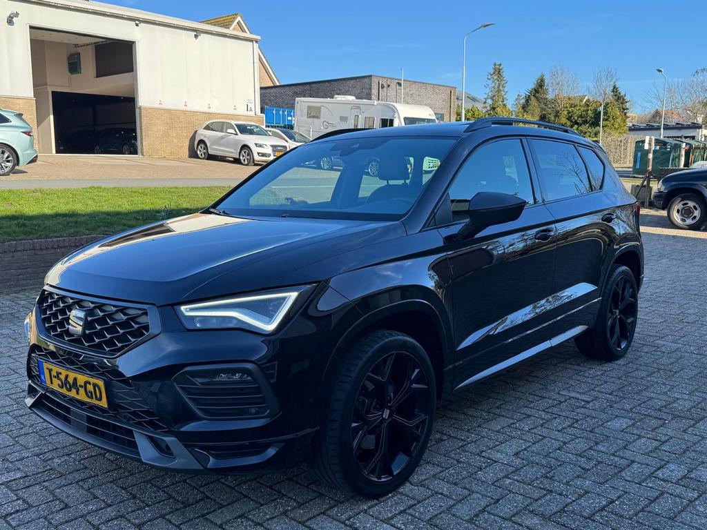 Seat Ateca FR 1.5 TSI DSG 2021 | PANO |BEATS | CAMERA | VOL!, Auto's, Seat, 1498 cc, Zwart, 4 cilinders, 700 kg
