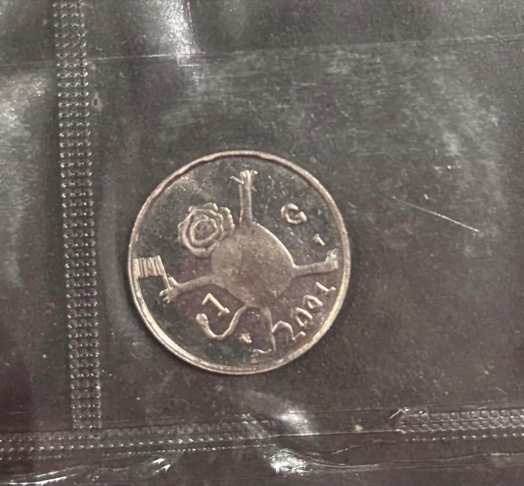 Laatste Nederlandse Gulden 2001, Ophalen of Verzenden, Koningin Beatrix, 1 gulden, Losse munt