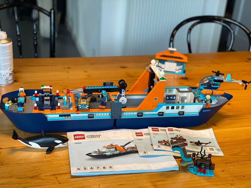 Lego City Poolonderzoekschip groot drijvend set 60368, Ophalen, Zo goed als nieuw