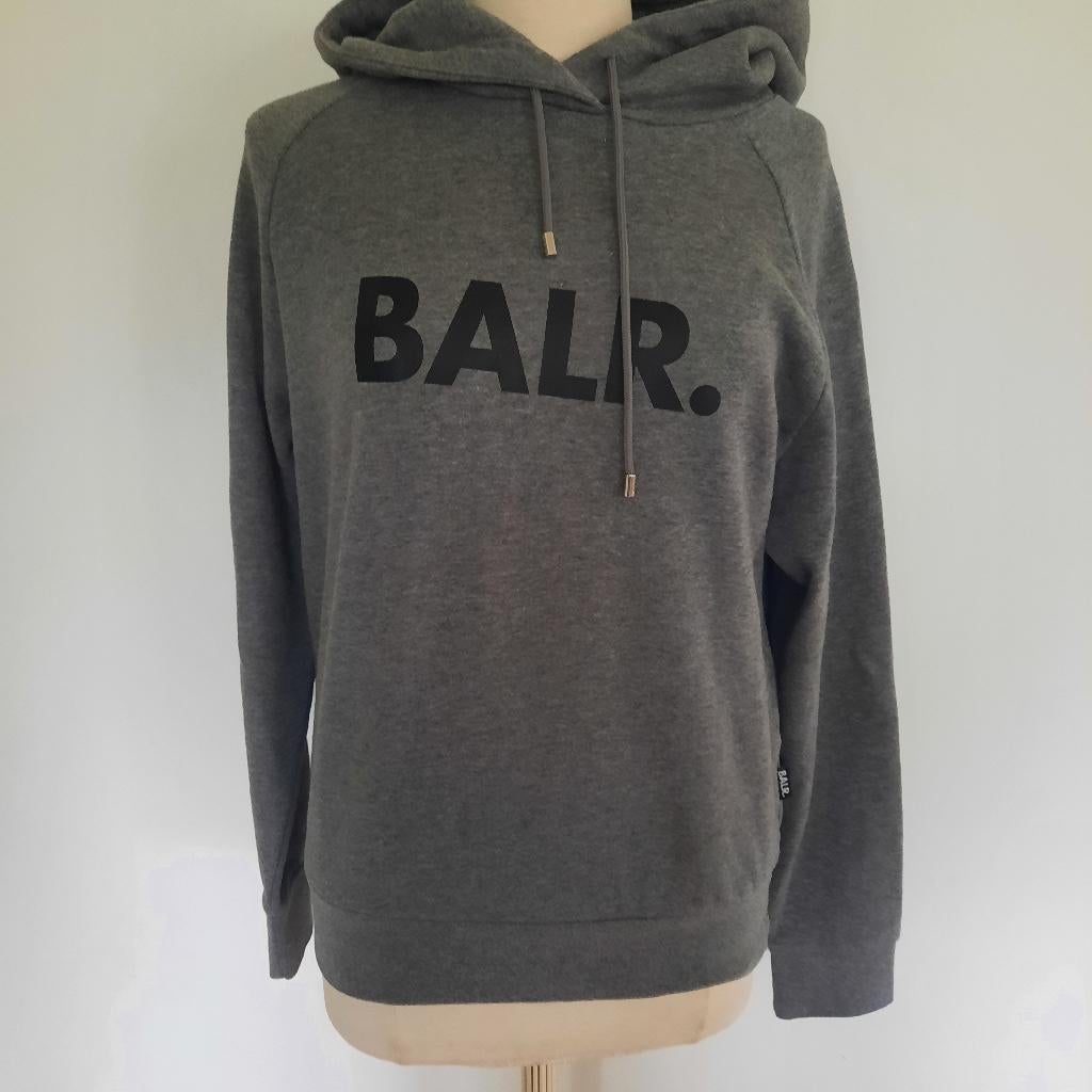 BALR. hooded sweater midden grijs maat L - nieuw -, Kleding | Dames, Maat 38/40 (M), Nieuw, Ophalen of Verzenden, Grijs